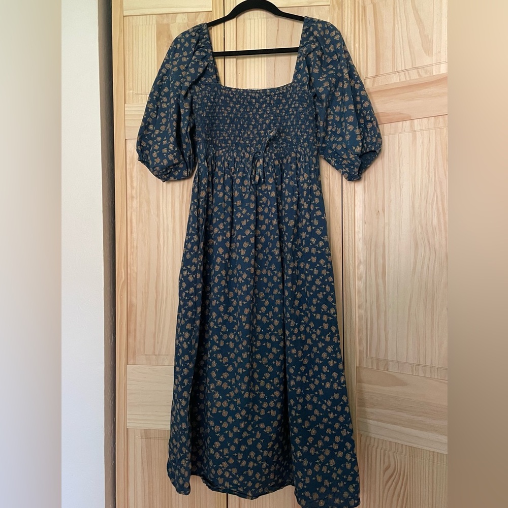Christy Dawn Katrina Dress in Navy Poppy